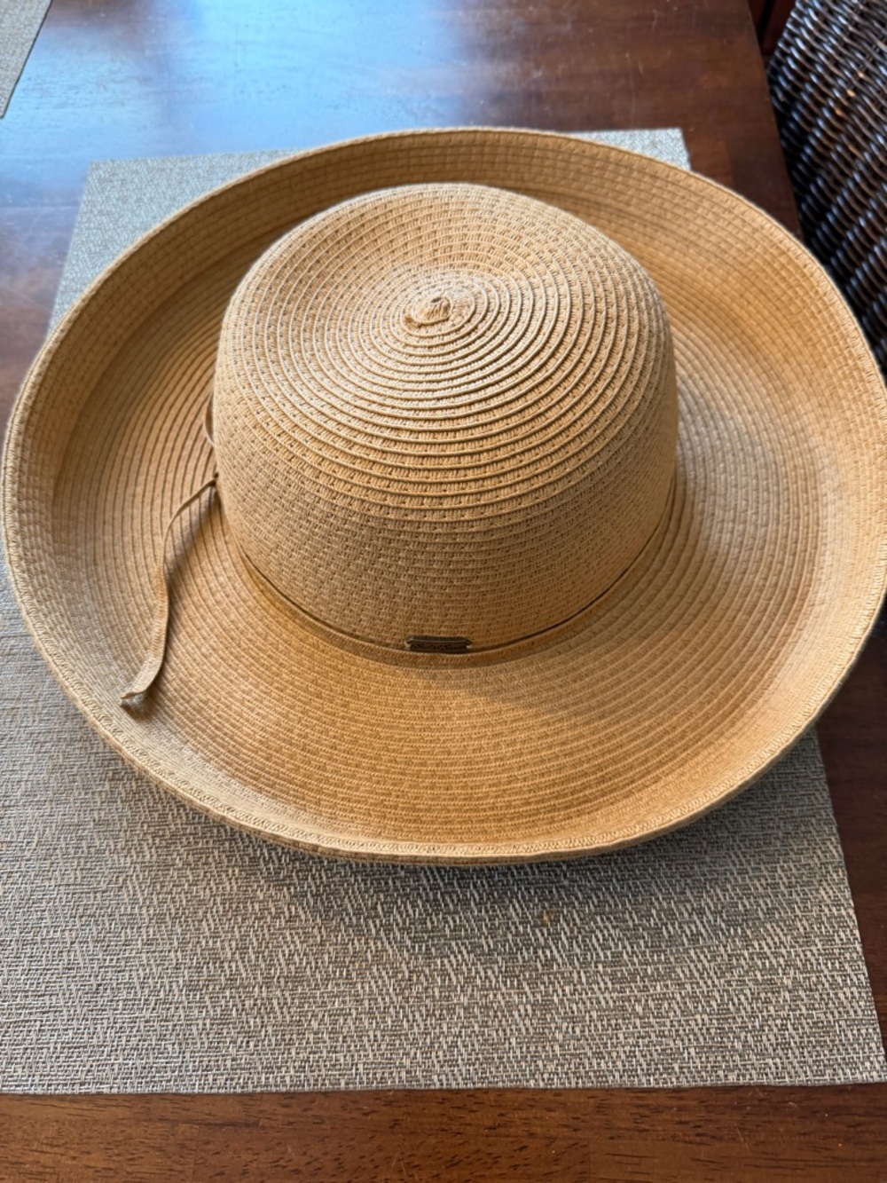 Sun 'N' Sand women's straw wide brim sun‎ hat